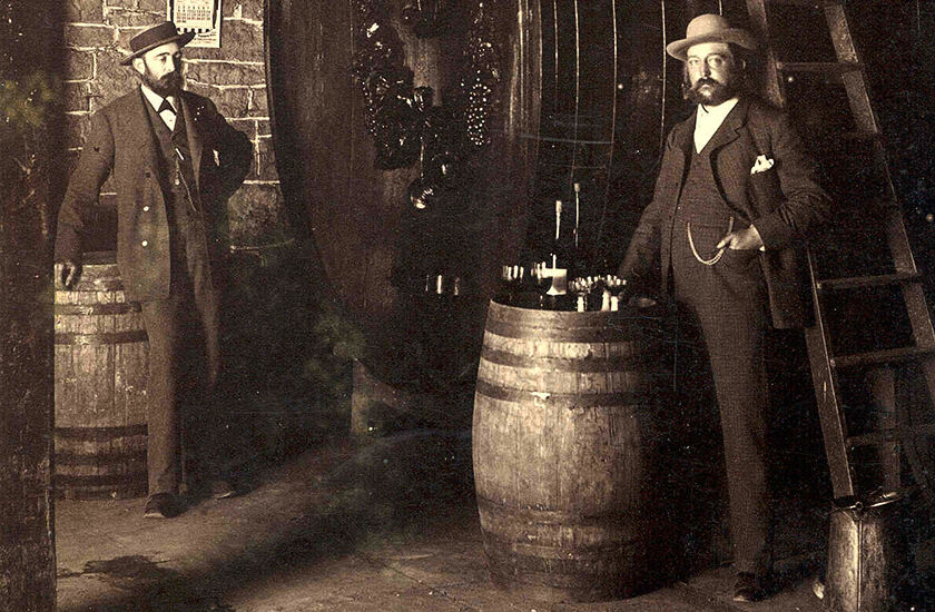Historical Photograph of Beringer Winery