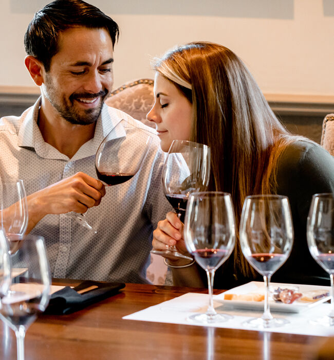 Guests Enjoying Seated Tasting Experience at Beringer